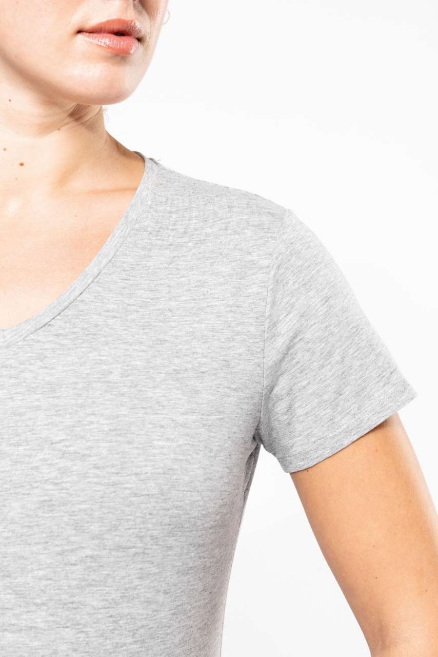KA3015 - LADIES' SHORT-SLEEVED V-NECK T-SHIRT
