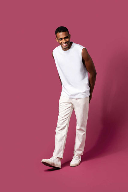 KA3022IC - ECO-FRIENDLY MEN SLEEVELESS T-SHIRT