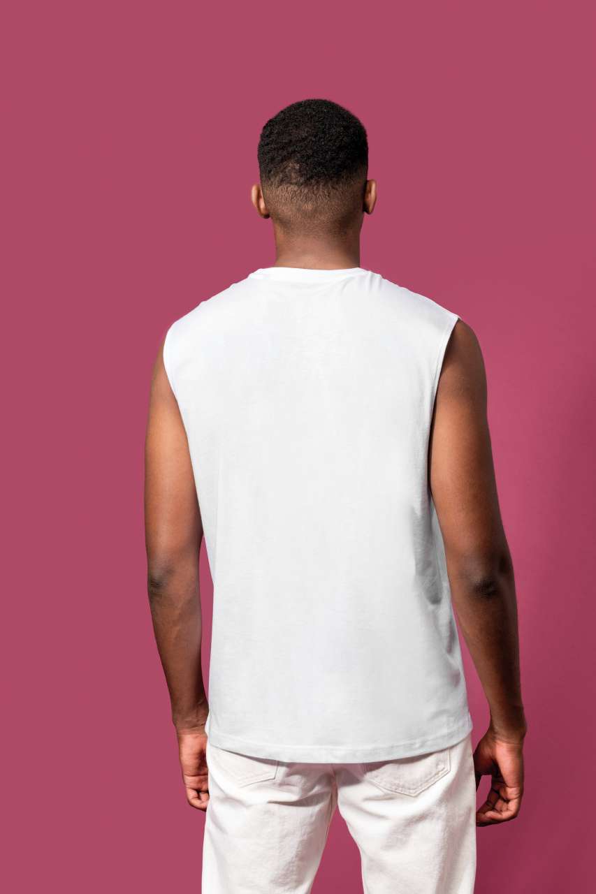 KA3022IC - ECO-FRIENDLY MEN SLEEVELESS T-SHIRT