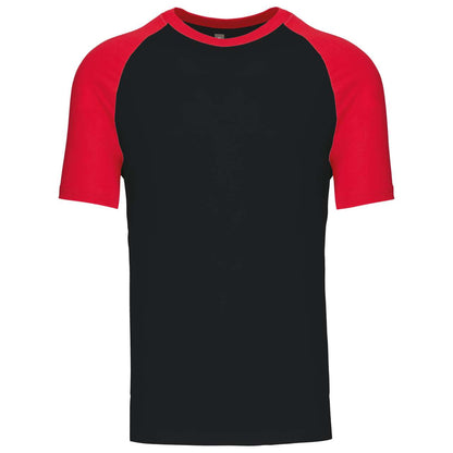 KA330 - BASEBALL - SHORT-SLEEVED TWO-TONE T-SHIRT