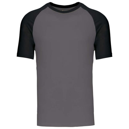 KA330 - BASEBALL - SHORT-SLEEVED TWO-TONE T-SHIRT