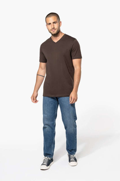 KA357 - MEN'S SHORT-SLEEVED V-NECK T-SHIRT