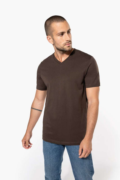 KA357 - MEN'S SHORT-SLEEVED V-NECK T-SHIRT