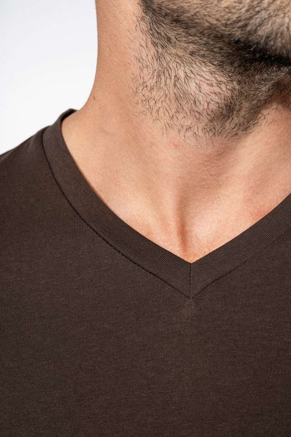 KA357 - MEN'S SHORT-SLEEVED V-NECK T-SHIRT