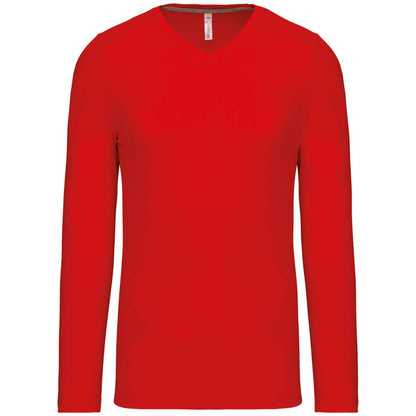 KA358 - MEN'S LONG-SLEEVED V-NECK T-SHIRT