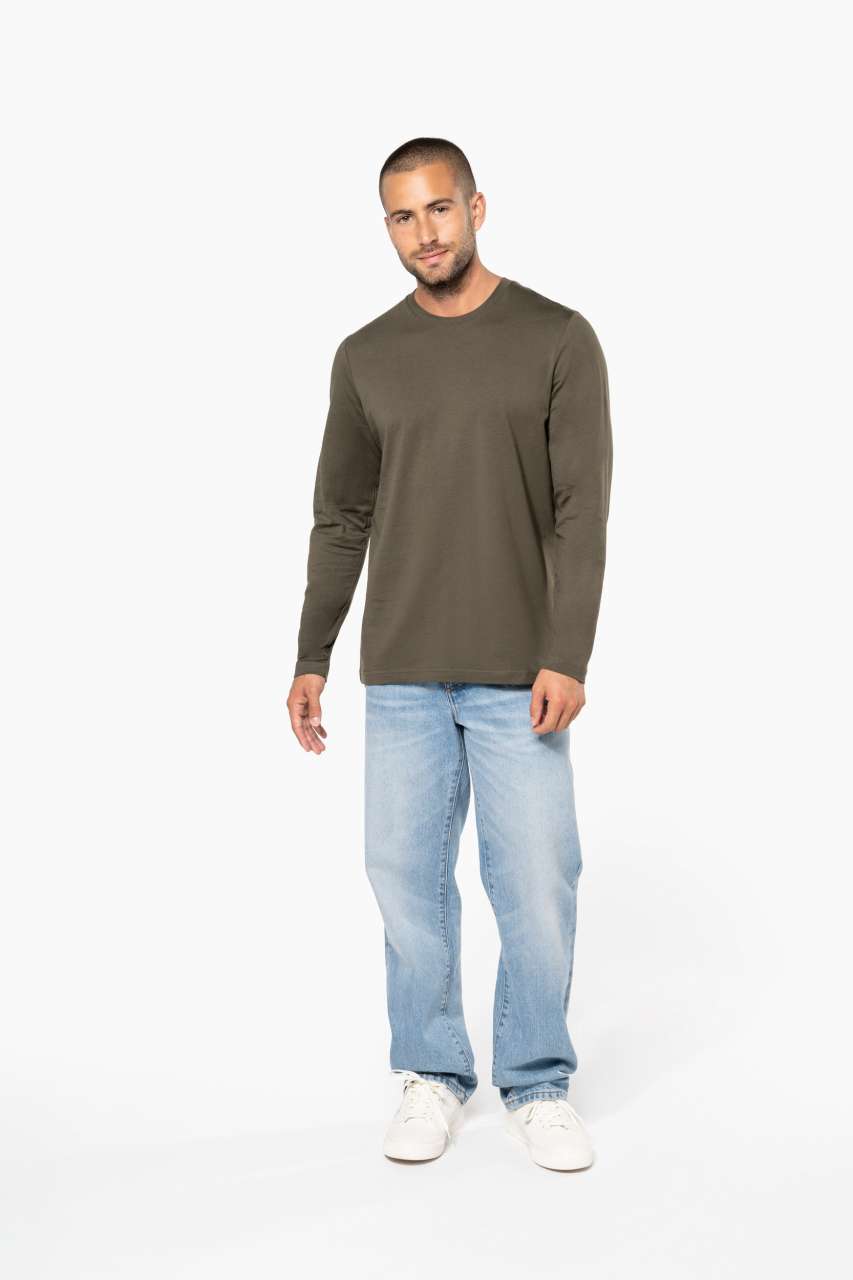 KA359 - MEN'S LONG-SLEEVED CREW NECK T-SHIRT – Mărimi 2XL, 3XL, 4XL, S, M