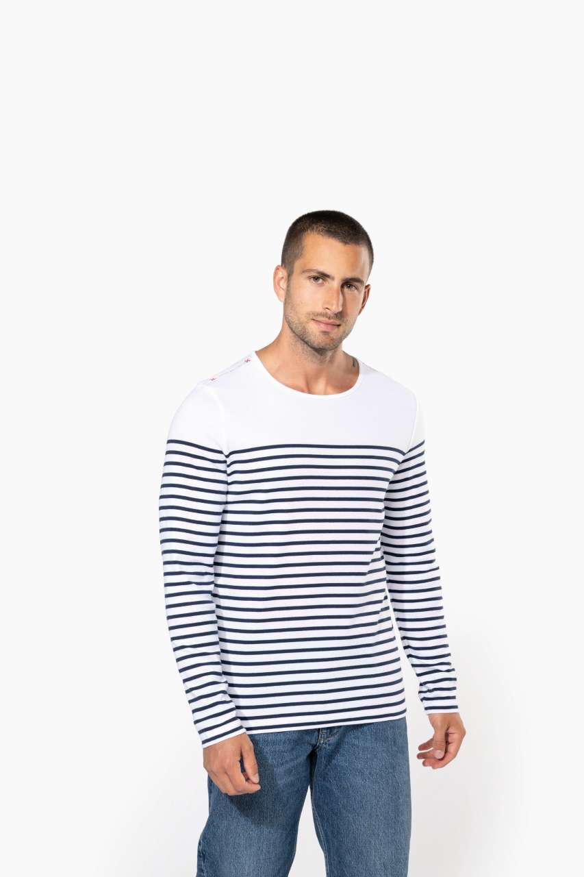 KA366 - MEN’S LONG-SLEEVED BRETON STRIPE TOP