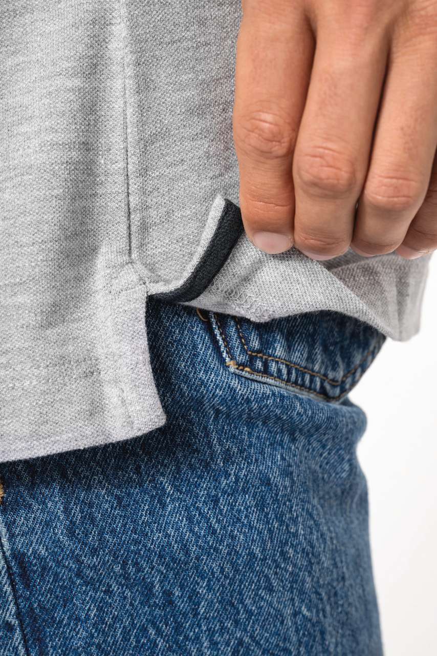 KA374 - MEN'S PIQUÉ KNIT V-NECK T-SHIRT