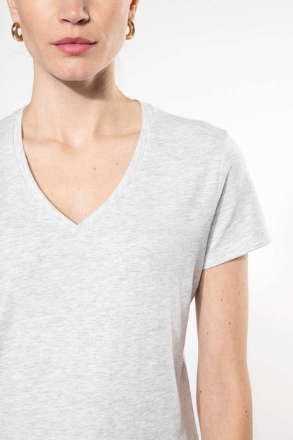 KA381 - LADIES' SHORT-SLEEVED V-NECK T-SHIRT
