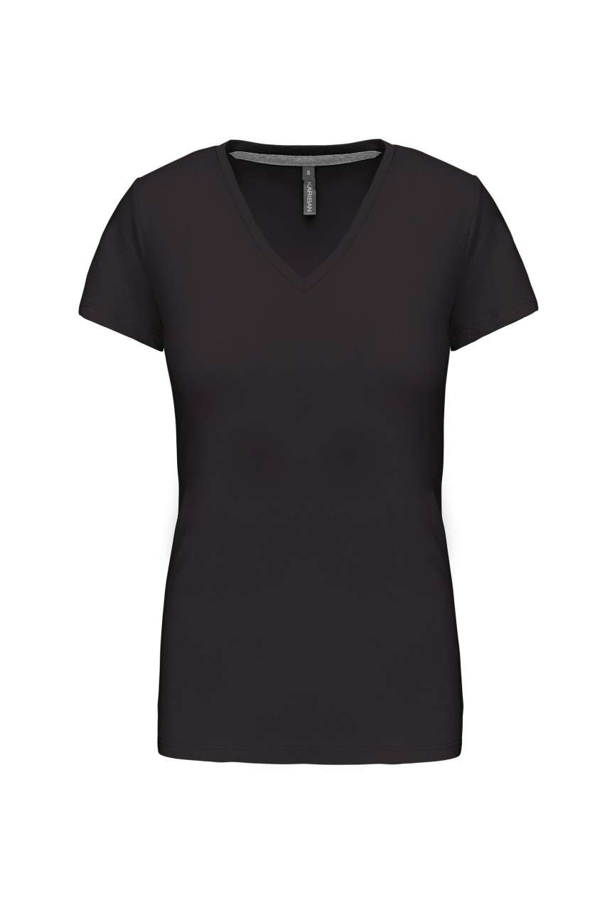 KA381 - LADIES' SHORT-SLEEVED V-NECK T-SHIRT