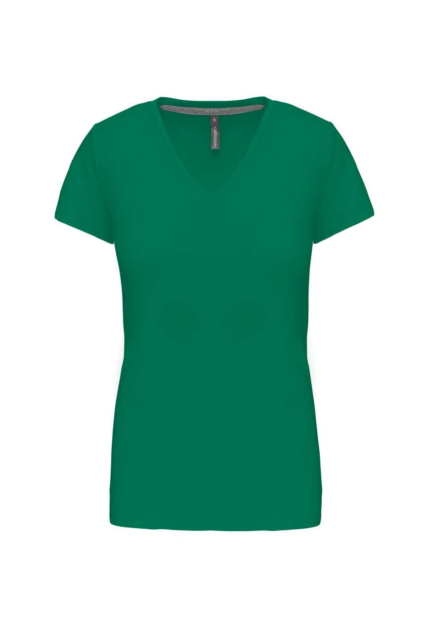 KA381 - LADIES' SHORT-SLEEVED V-NECK T-SHIRT