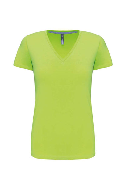 KA381 - LADIES' SHORT-SLEEVED V-NECK T-SHIRT
