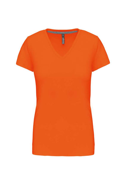 KA381 - LADIES' SHORT-SLEEVED V-NECK T-SHIRT
