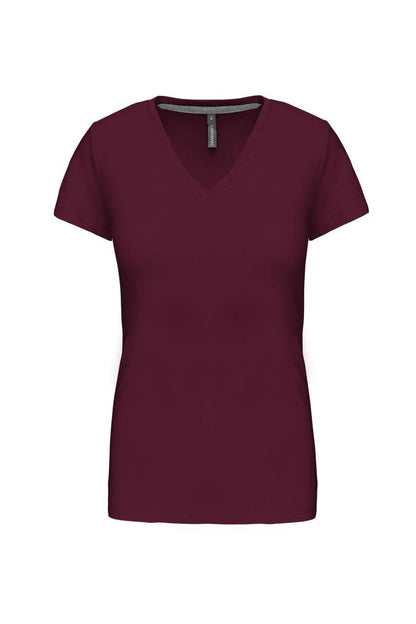 KA381 - LADIES' SHORT-SLEEVED V-NECK T-SHIRT
