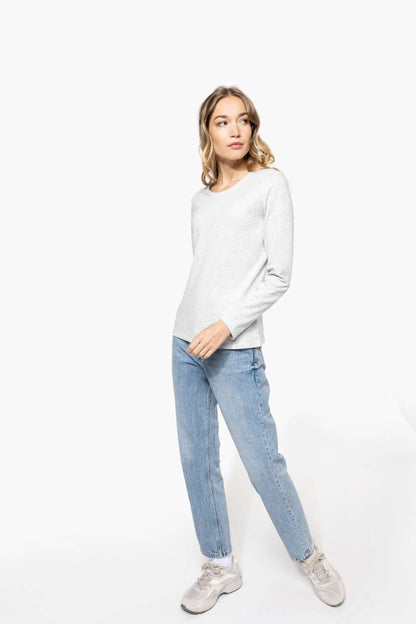 KA383 - LADIES' LONG-SLEEVED CREW NECK T-SHIRT