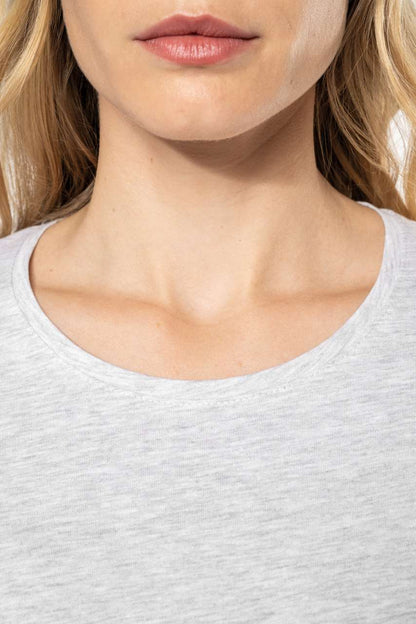 KA383 - LADIES' LONG-SLEEVED CREW NECK T-SHIRT