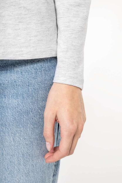 KA383 - LADIES' LONG-SLEEVED CREW NECK T-SHIRT