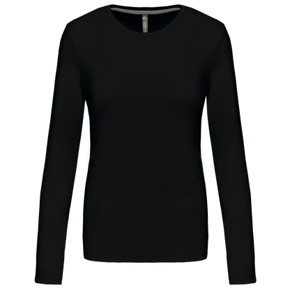KA383 - LADIES' LONG-SLEEVED CREW NECK T-SHIRT