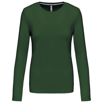 KA383 - LADIES' LONG-SLEEVED CREW NECK T-SHIRT