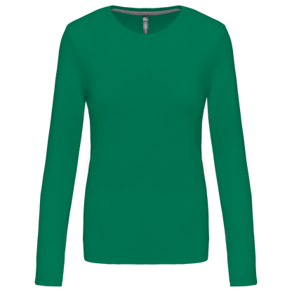 KA383 - LADIES' LONG-SLEEVED CREW NECK T-SHIRT