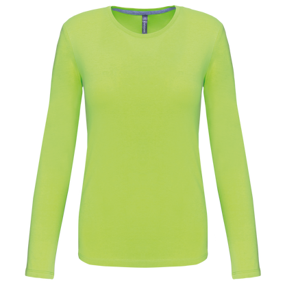 KA383 - LADIES' LONG-SLEEVED CREW NECK T-SHIRT