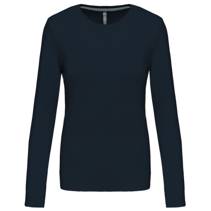 KA383 - LADIES' LONG-SLEEVED CREW NECK T-SHIRT