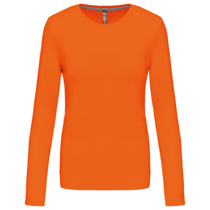 KA383 - LADIES' LONG-SLEEVED CREW NECK T-SHIRT