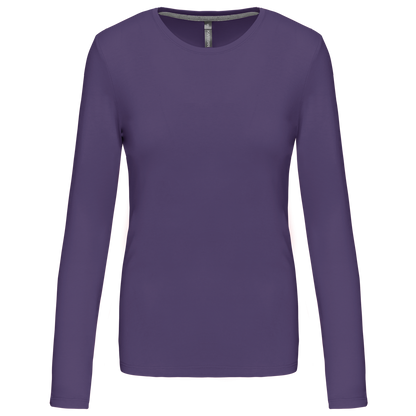 KA383 - LADIES' LONG-SLEEVED CREW NECK T-SHIRT