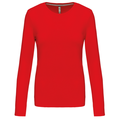 KA383 - LADIES' LONG-SLEEVED CREW NECK T-SHIRT