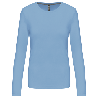 KA383 - LADIES' LONG-SLEEVED CREW NECK T-SHIRT