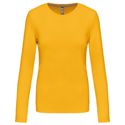 KA383 - LADIES' LONG-SLEEVED CREW NECK T-SHIRT