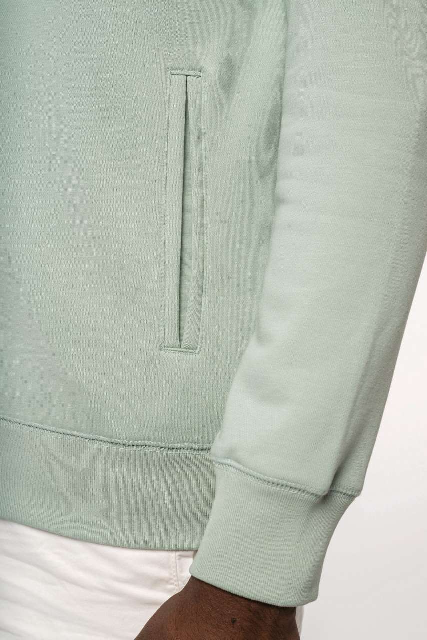 KA4008 - UNISEX ECO-FRIENDLY FRENCH TERRY ZIPPED HOODED SWEATSHIRT