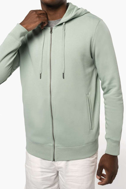 KA4008 - UNISEX ECO-FRIENDLY FRENCH TERRY ZIPPED HOODED SWEATSHIRT