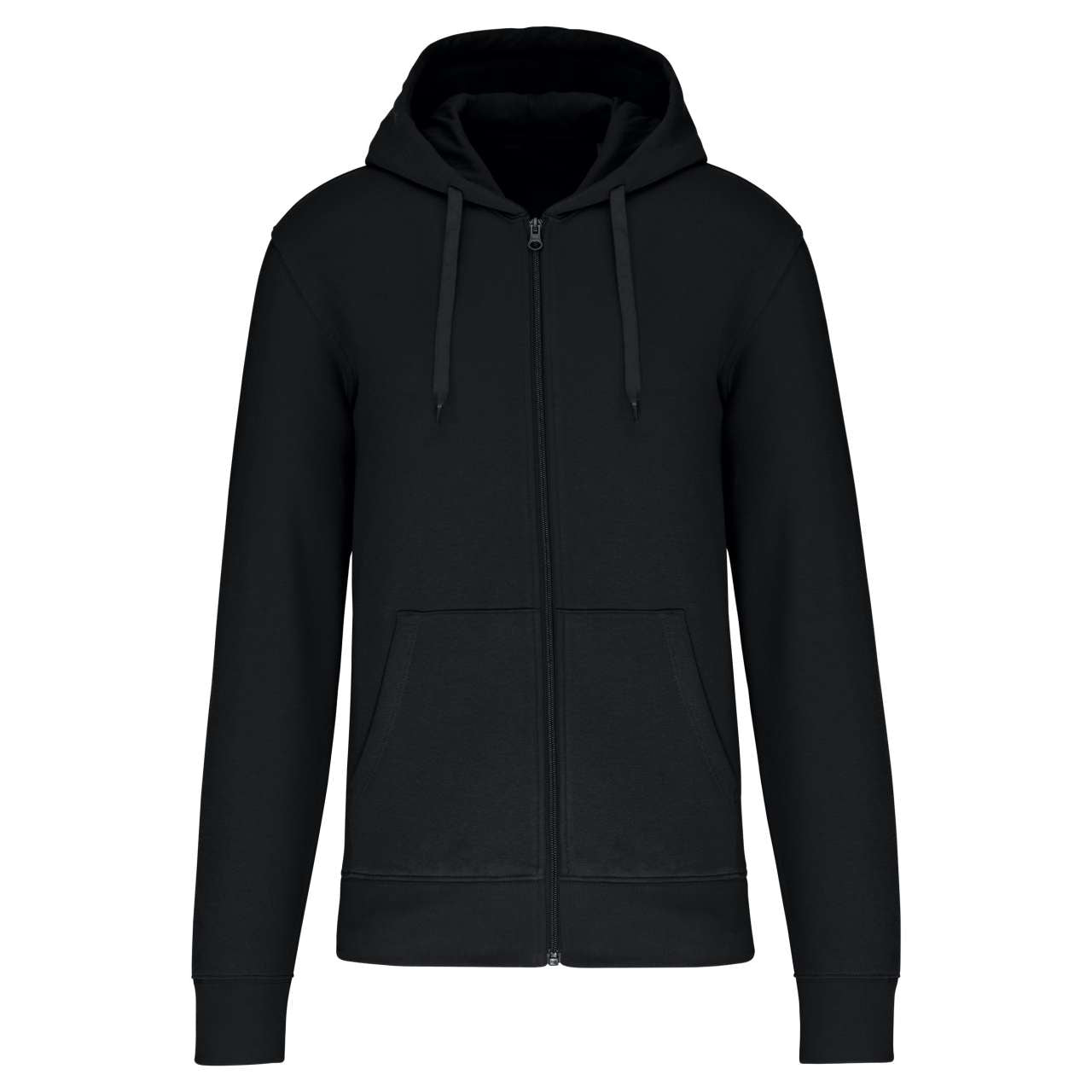 KA4030 - MEN'S ECO-FRIENDLY HOODED SWEATSHIRT WITH ZIP FASTENING