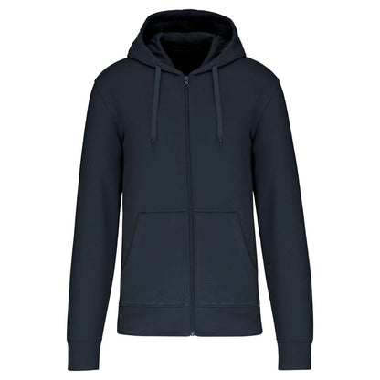 KA4030 - MEN'S ECO-FRIENDLY HOODED SWEATSHIRT WITH ZIP FASTENING
