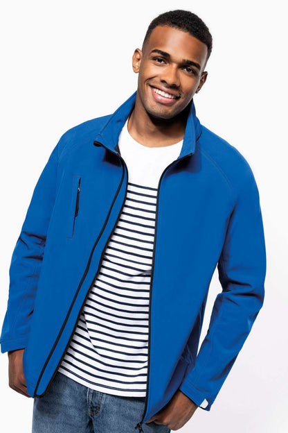 KA413 - MEN'S DETACHABLE HOODED SOFTSHELL JACKET