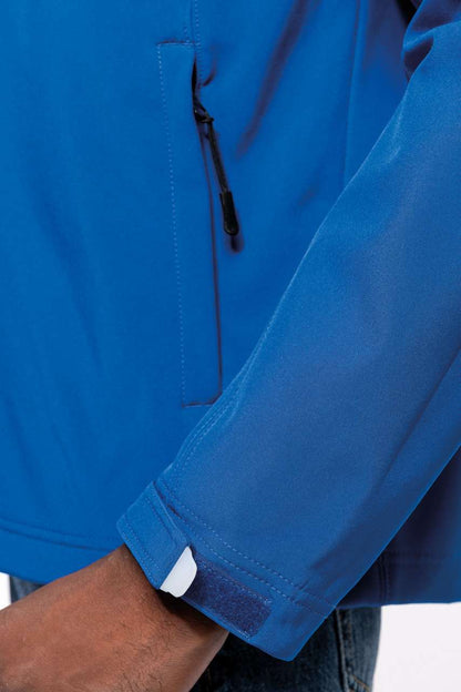 KA413 - MEN'S DETACHABLE HOODED SOFTSHELL JACKET