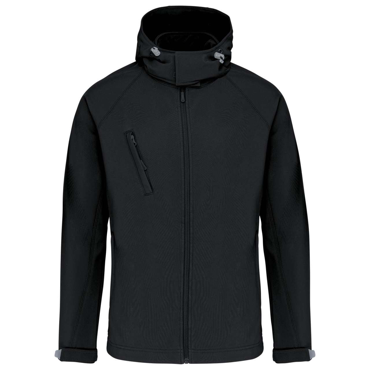 KA413 - MEN'S DETACHABLE HOODED SOFTSHELL JACKET