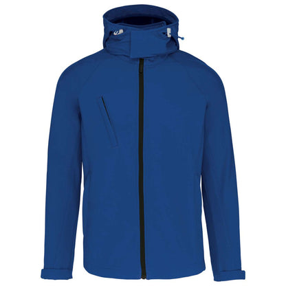 KA413 - MEN'S DETACHABLE HOODED SOFTSHELL JACKET