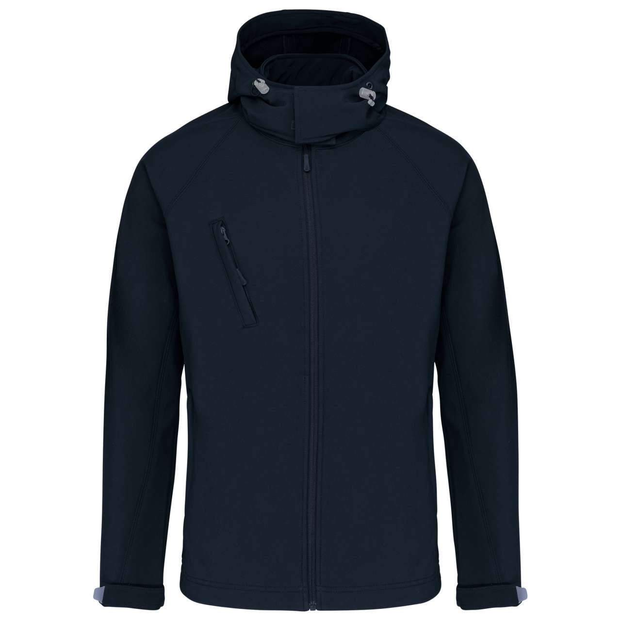 KA413 - MEN'S DETACHABLE HOODED SOFTSHELL JACKET