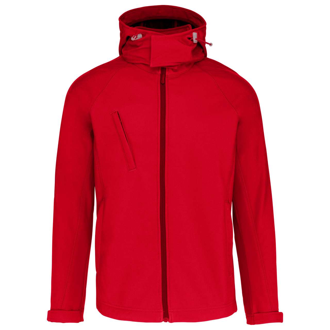 KA413 - MEN'S DETACHABLE HOODED SOFTSHELL JACKET