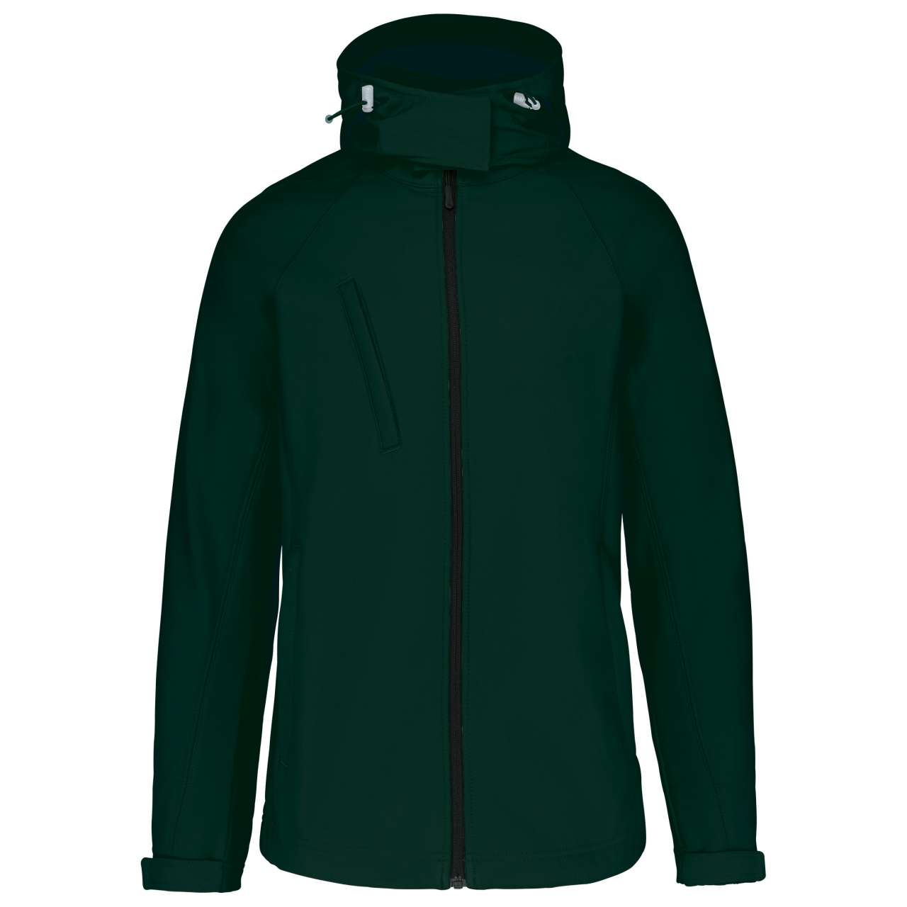 KA414 - LADIES' DETACHABLE HOODED SOFTSHELL JACKET