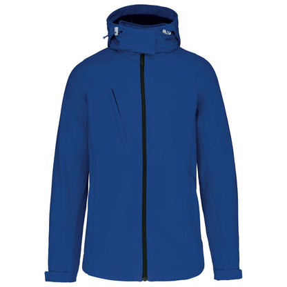 KA414 - LADIES' DETACHABLE HOODED SOFTSHELL JACKET