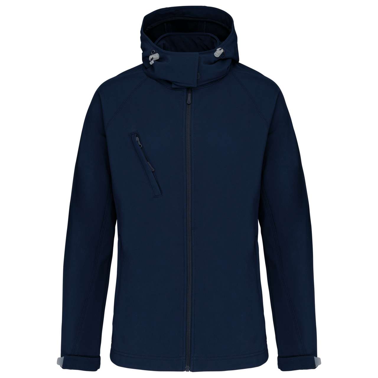 KA414 - LADIES' DETACHABLE HOODED SOFTSHELL JACKET