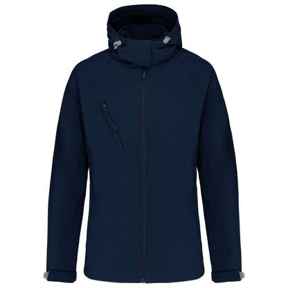 KA414 - LADIES' DETACHABLE HOODED SOFTSHELL JACKET