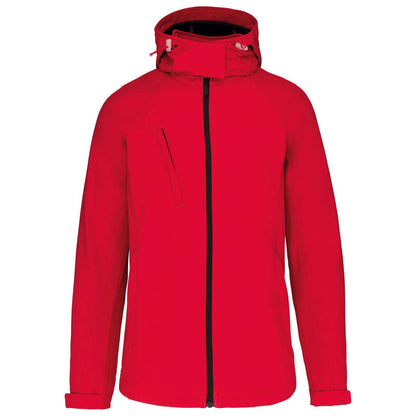 KA414 - LADIES' DETACHABLE HOODED SOFTSHELL JACKET