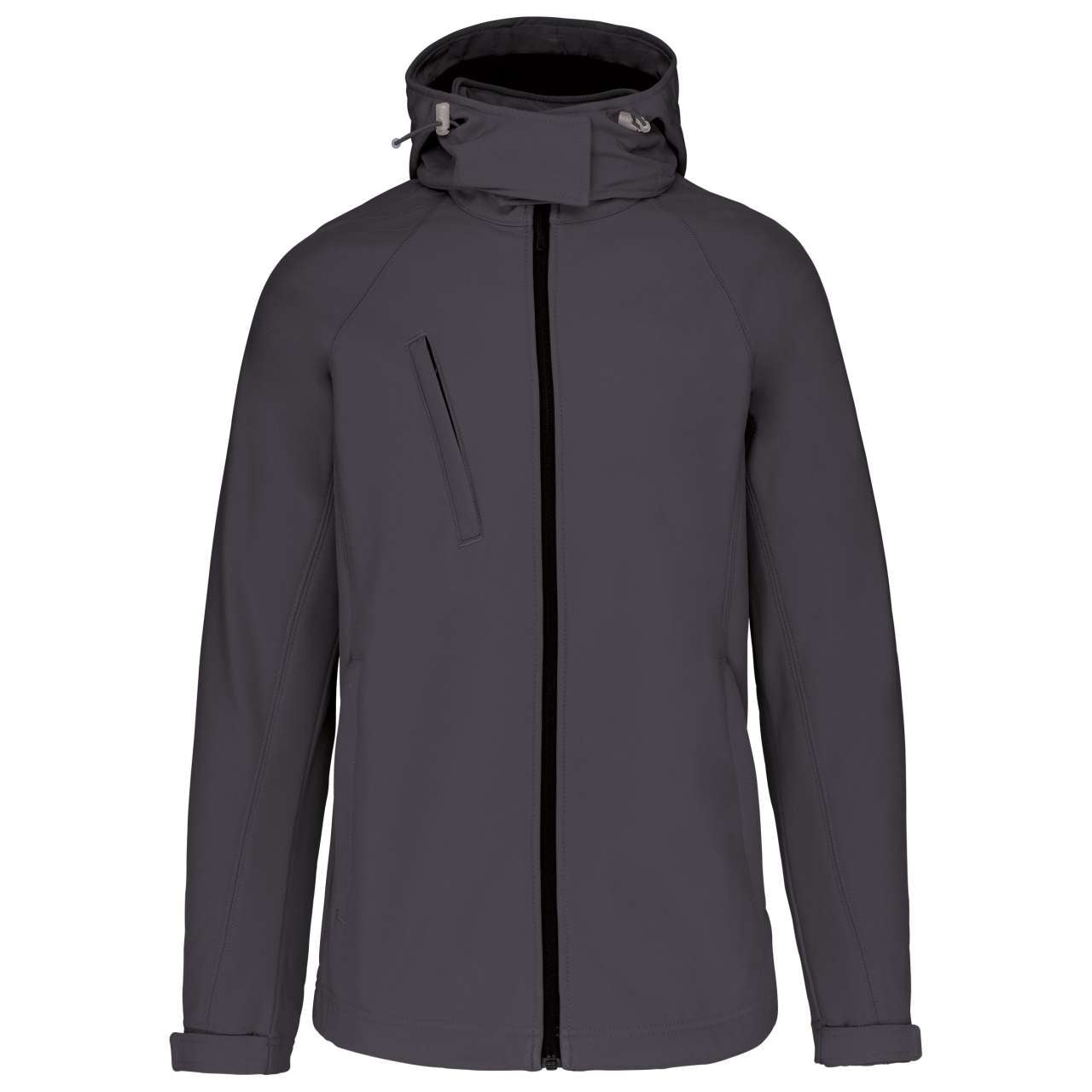 KA414 - LADIES' DETACHABLE HOODED SOFTSHELL JACKET