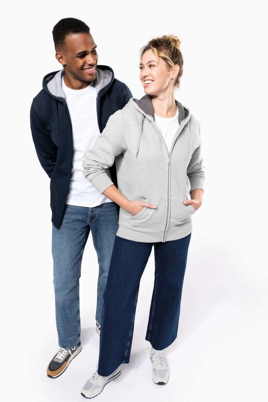 KA444 - FULL ZIP HOODED SWEATSHIRT