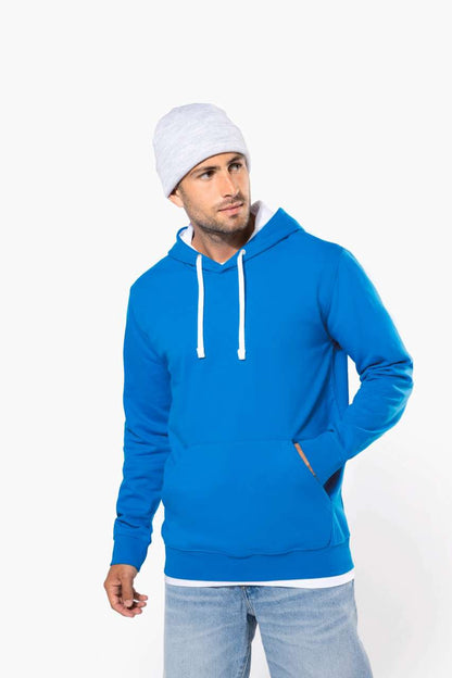 KA446 - MEN'S CONTRAST HOODED SWEATSHIRT – Mărimi 2XL, 3XL, 4XL, XS, S