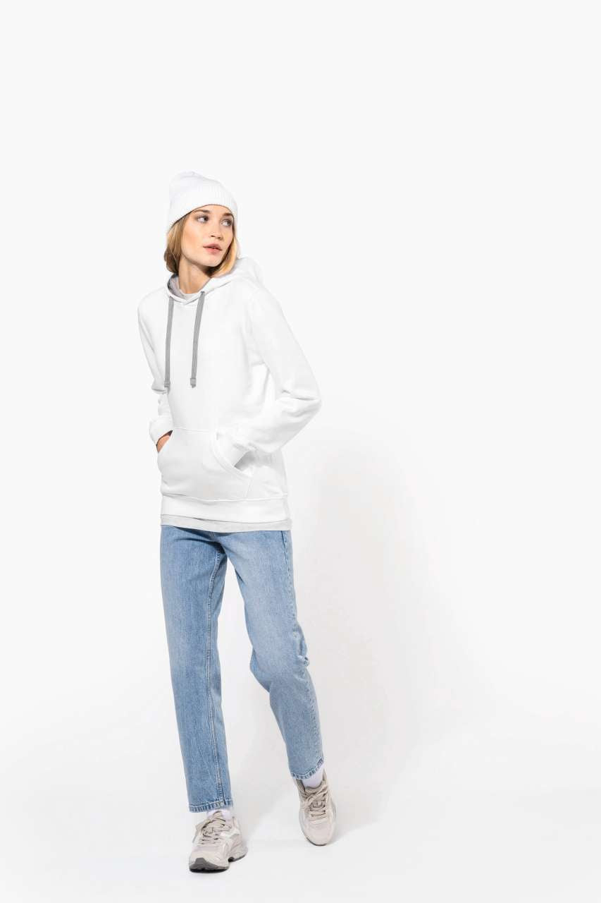 KA465 - LADIES’ CONTRAST HOODED SWEATSHIRT – Mărimi 2XL, XS, S, M, L